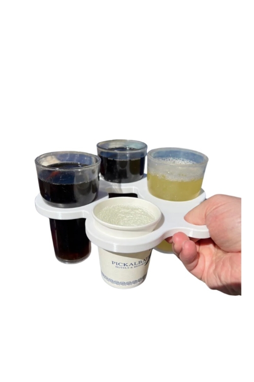 Cup Drink Flight Carrier – Portable Tasting Tray