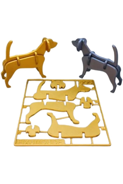 Snap-Fit Dog Puzzle – DIY Animal Model Kit