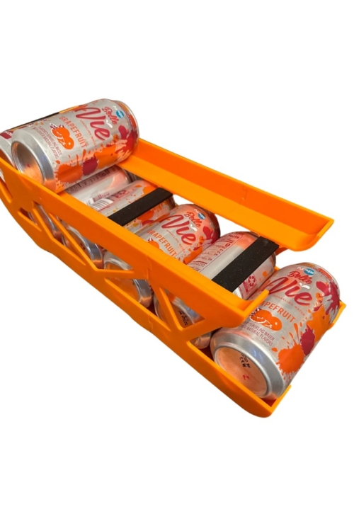 CanRoll Dispenser - 3D Printed Beverage Can Organizer